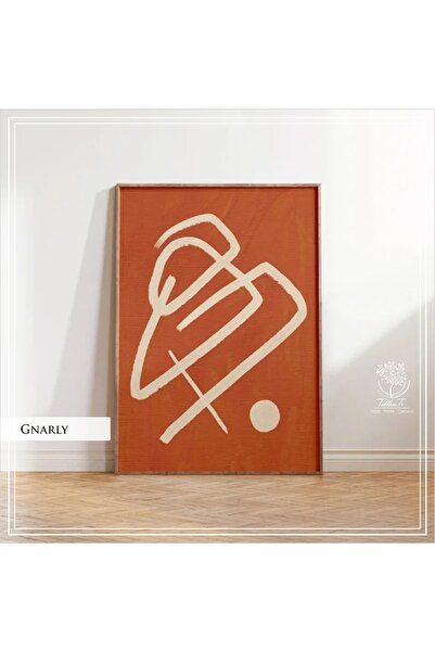 Tablomtr Metal Çerçeveli Gerçek Camlı Tablo Gnarly Tekli Set