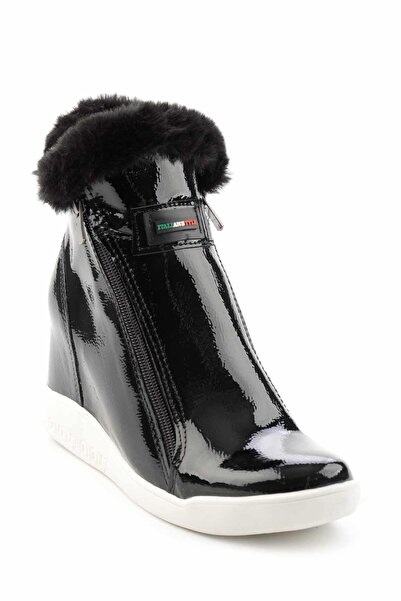 Bambi Siyah Kadın Bot & Bootie K02628020608