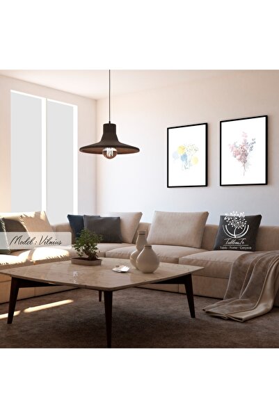 Tablomtr Metal Çerçeveli Gerçek Camlı Tablo Vilnius 2 Li Set