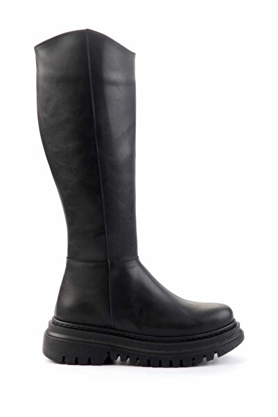 Bambi Siyah Kadın Çizme K03129600509