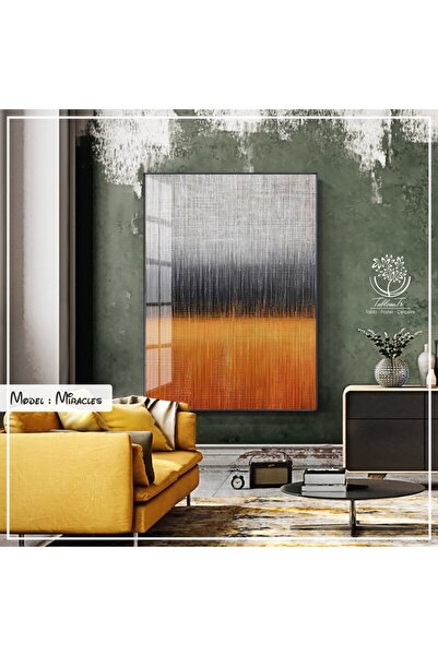 Tablomtr Metal Çerçeveli Gerçek Camlı Tablo Miracles 1li Set