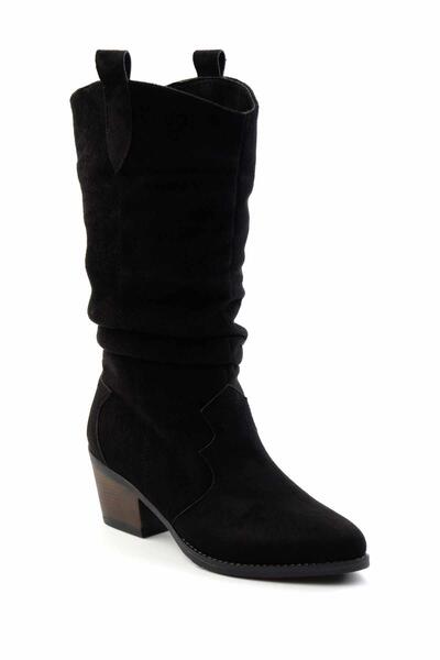 Bambi Siyah Kadın Çizme K03069010002