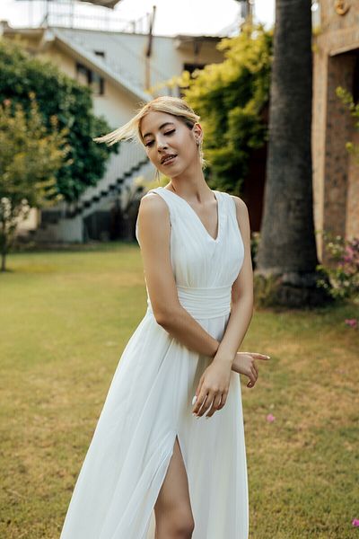 berissima bride Νυφικό Perla Chiffon με ντραπέ με χοντρό λουράκι