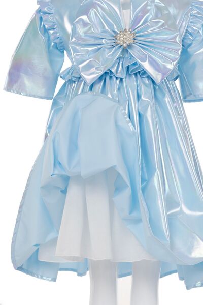 DUCA Kız Çocuk Fiyonklu Janjanlı Elbise