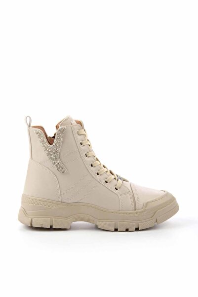 Bambi Bej Kadın Bot & Bootie K02566007809