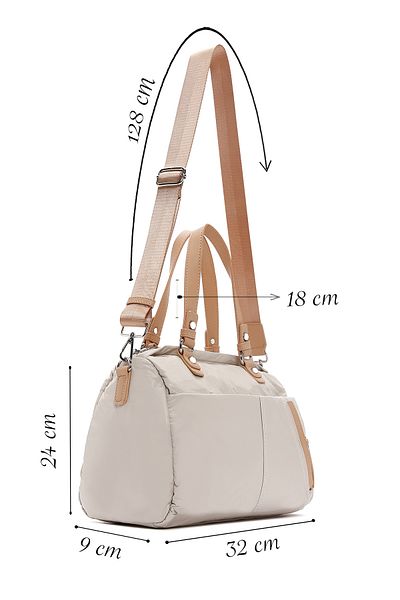 Derimod Women's Cream Long Strap Shoulder Bag 25Sbd 243714