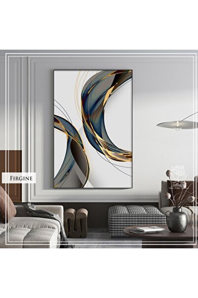 Tablomtr Metal Çerçeveli Gerçek Camlı Tablo Firgine TekliSet