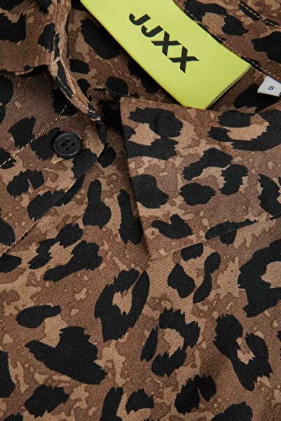 JJXX Jxmıra Viscose Ss Brown Women's Shirt