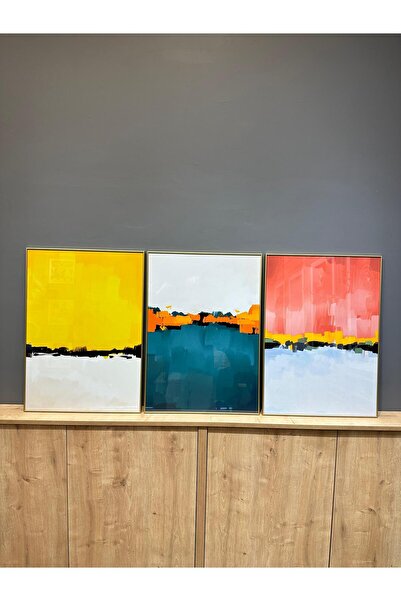 Tablomtr Σετ ζωγραφικής από πραγματικό γυαλί με μεταλλικό πλαίσιο Callig 3 τεμαχίων