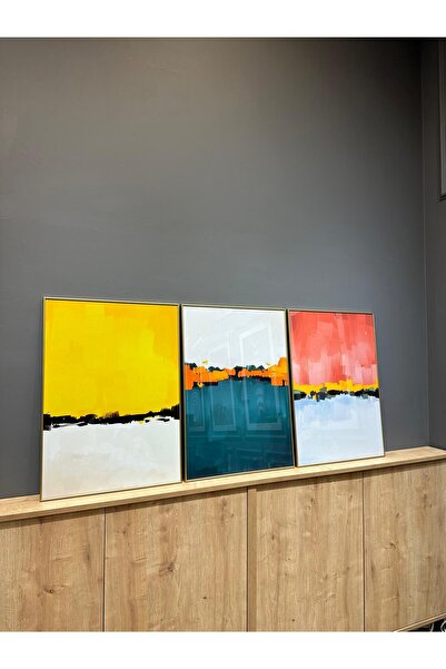 Tablomtr Σετ ζωγραφικής από πραγματικό γυαλί με μεταλλικό πλαίσιο Callig 3 τεμαχίων