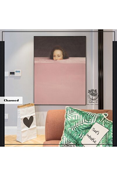 Tablomtr Metal Çerçeveli Gerçek Camlı Tablo Charmed 1 Li Set