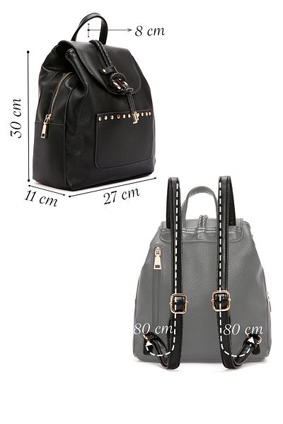Derimod Women's Black Backpack 25Sbd2463As
