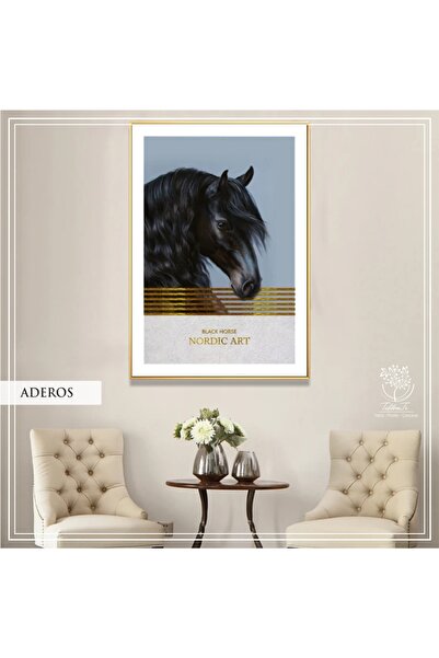 Tablomtr Metal Çerçeveli Gerçek Camlı Tablo AderosC TekliSet