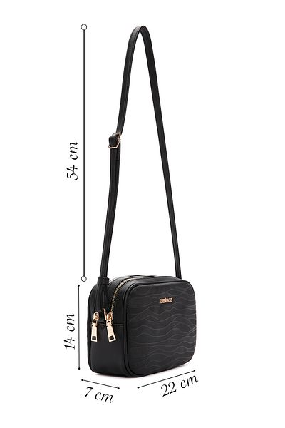 Derimod Women's Black Long Strap Crossbody Bag 25Sbd 280926