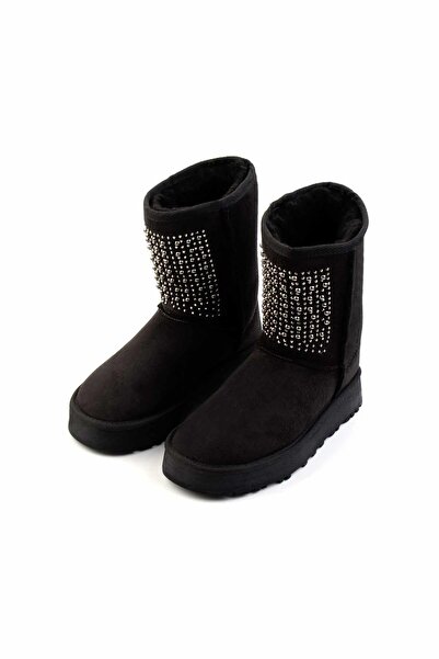 Bambi Siyah Kadın Bot & Bootie K02855115402