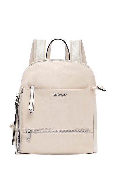Derimod Women's Cream Backpack 25Sbd2453Ft