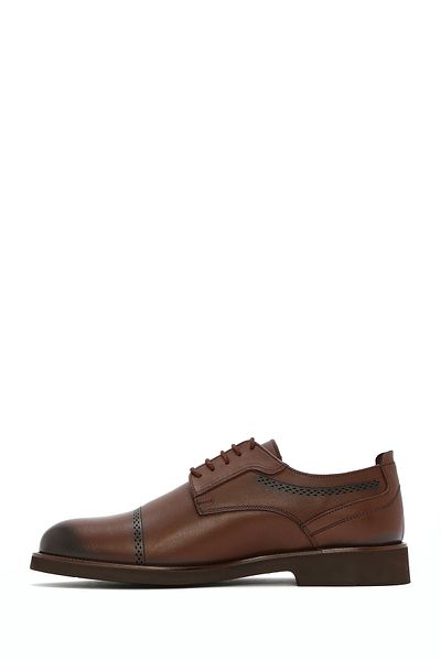 Derimod Men's Brown Laced Leather Classic Shoes 25Sfd 670818