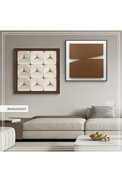 Tablomtr Metal Çerçeveli Gerçek Camlı Tablo AnalogistB 2 liSet