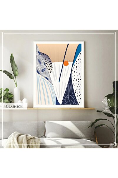 Tablomtr Metal Çerçeveli Gerçek Camlı Tablo Glashick TekliSet