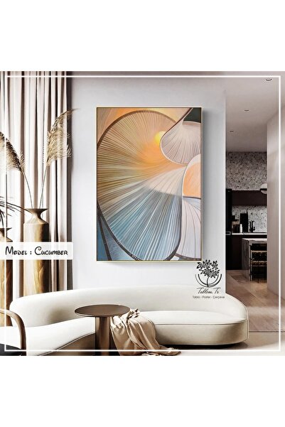Tablomtr Metal Çerçeveli Gerçek Camlı Tablo Cucumber 1li Set