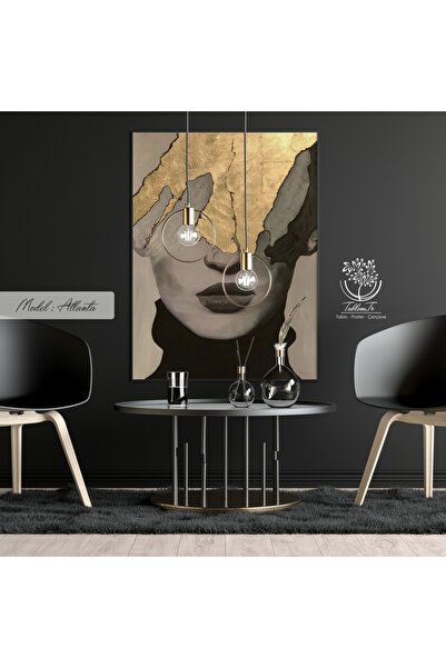 Tablomtr Metal Çerçeveli Gerçek Camlı Tablo Kelowna 1li Set