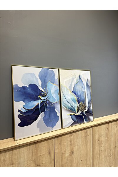 Tablomtr Metal Çerçeveli Gerçek Camlı Tablo Gerhaus 2 liSet