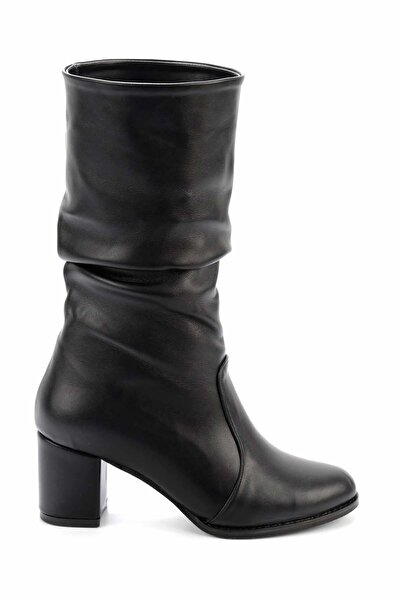 Bambi Siyah Kadın Çizme K03233000309