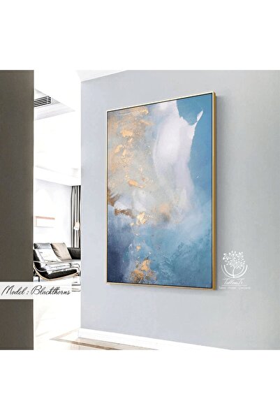 Tablomtr Metal Çerçeveli Gerçek Camlı Tablo Blackthorns 1li Set