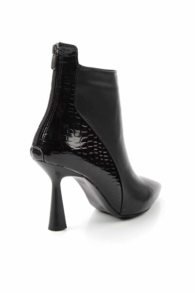 Bambi Siyah Siyah Kadın Bot & Bootie K02428307709