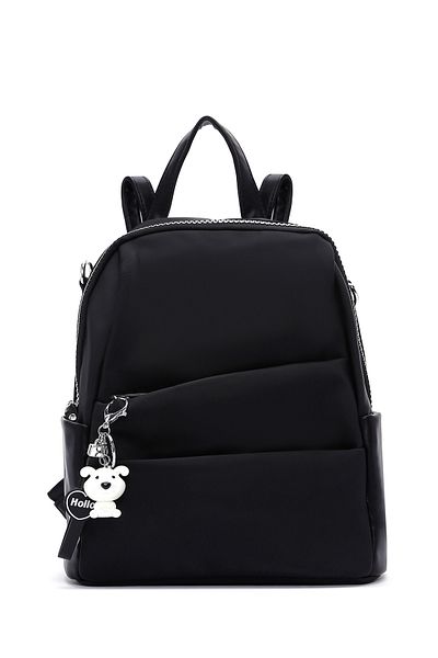 Derimod Women's Black Long Strap Backpack 25Sbd24526F