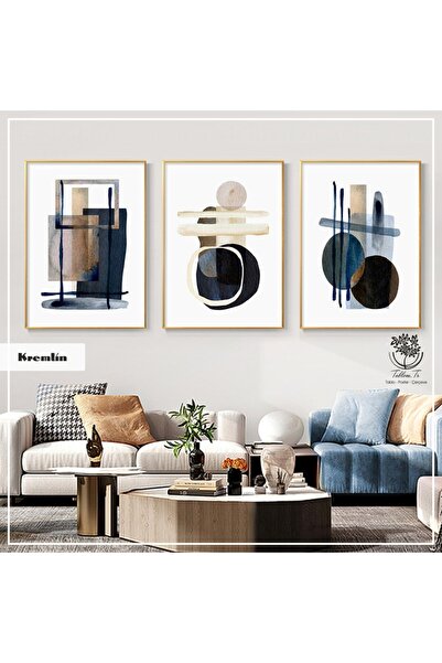 Tablomtr Metal Çerçeveli Gerçek Camlı Tablo Kremlin 33 Lü Set