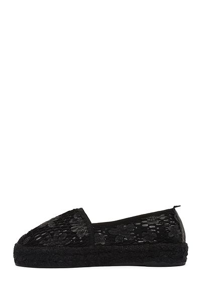 Derimod Women's Black Patterned Espadrille 25Sfd20726F