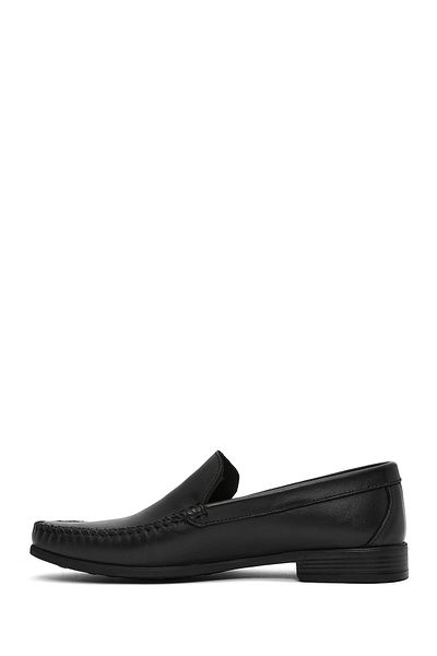 Derimod Men's Black Leather Genuine Leather Casual Penny Loafer Shoes Casual Daily Shoes 25Sfd754018