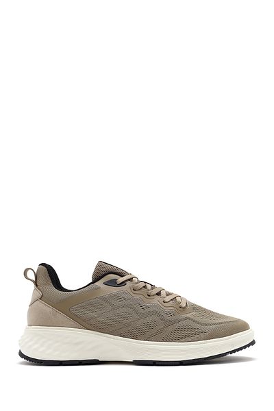 Derimod Men's Beige Lace-Up Thick Sole Sneaker 25Sfd76016F