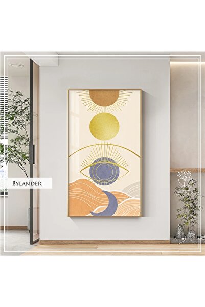 Tablomtr Metal Çerçeveli Gerçek Camlı Tablo BylanderC TekliSet