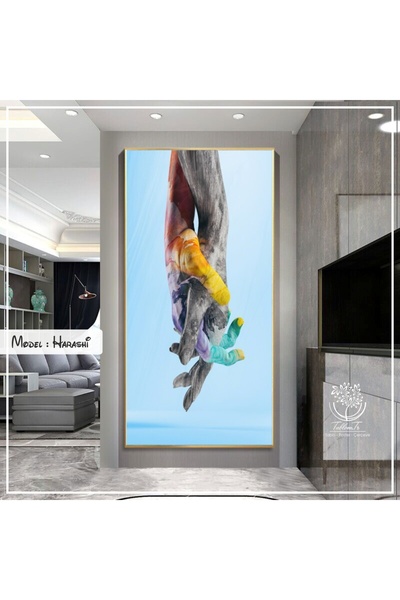 Tablomtr Metal Çerçeveli Gerçek Camlı Tablo Harashi 1 Li Set