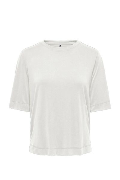 ONLY Onlhannah S/S O-Neck Top Off-White Women's Short Sleeve T-Shirt