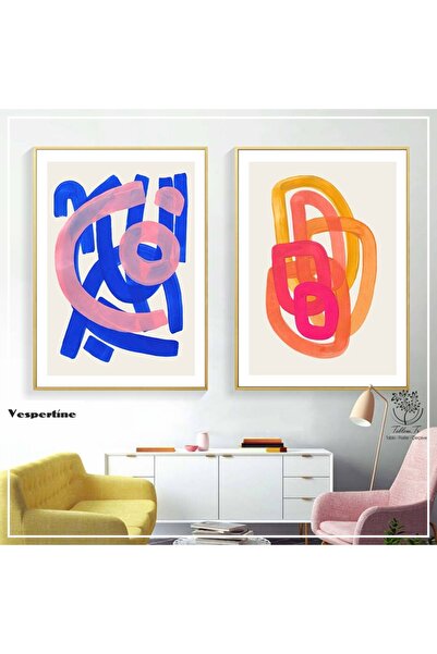 Tablomtr Metal Çerçeveli Gerçek Camlı Tablo Vespertine 22li Set
