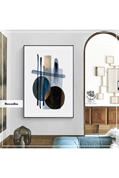 Tablomtr Metal Çerçeveli Gerçek Camlı Tablo Kremlin 1li Set