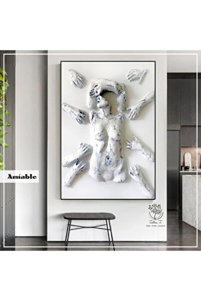 Tablomtr Metal Çerçeveli Gerçek Camlı Tablo Amiable 11li Set