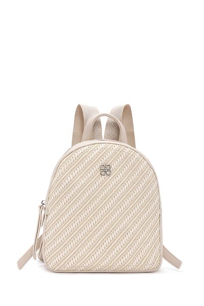 Derimod Women's Cream Straw Backpack 25Sbd 245114