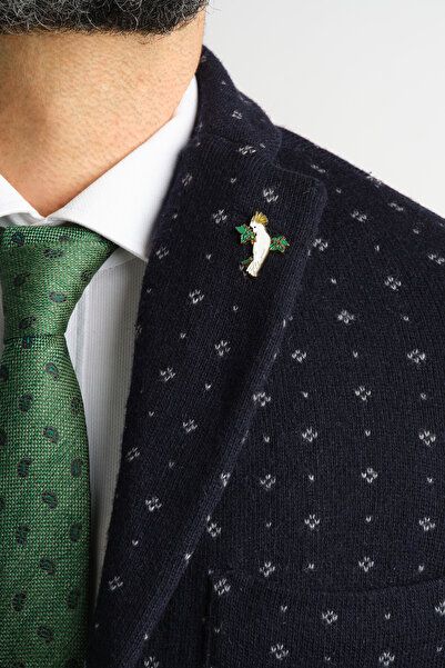 Bastetstyle Papağan Rozet Broş Pin Özel Tasarım El Yapımı Mine Boya