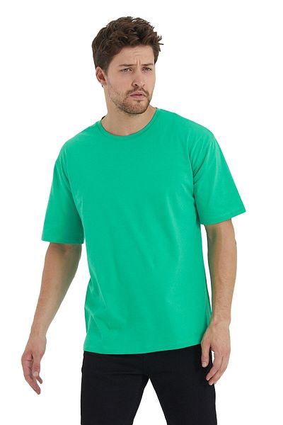 Adams Ανδρικό μπλουζάκι Basic Oversize Crew Neck 100% βαμβακερό κοντομάνικο