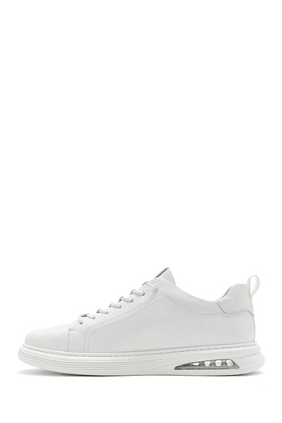 Derimod Men's White Lace-Up Leather Sneaker 25Sfd 692418
