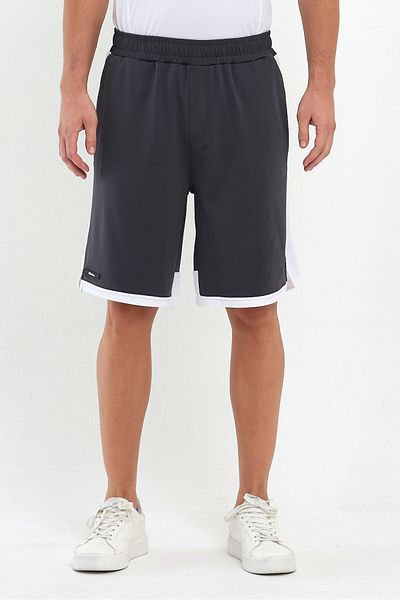 Adams Polyester Men's Sports Shorts with Mesh Stripes