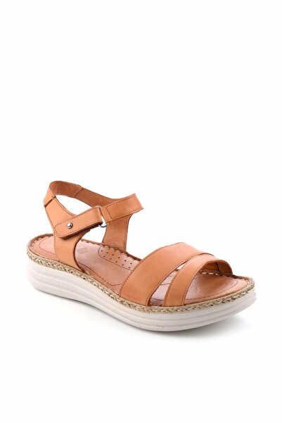 Bambi Taba Leather Women's Sandals K05112156503