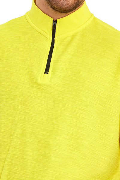 Adams Жакет з блискавкою, коміром-стійкою, короткими рукавами та оверсайз-кроєм для чоловіків