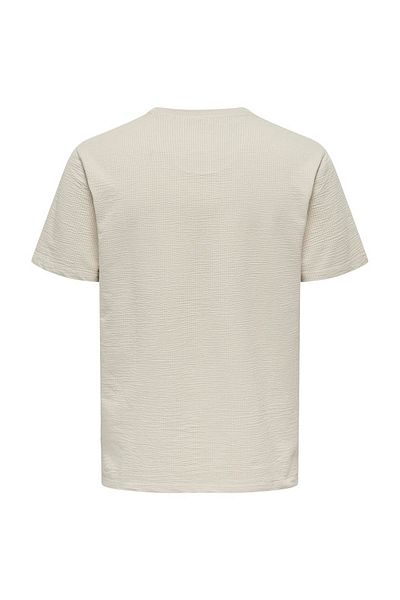 Only & Sons Ανδρικό μπεζ μπλουζάκι Kian (22028692-SLG)