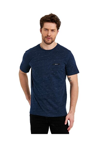 Adams Ανδρικό μπλουζάκι με κοντό μανίκι Basic Unprinted Logo