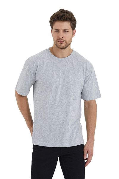 Adams Tricou de bază oversize cu mânecă scurtă, 100% bumbac, cu mânecă scurtă